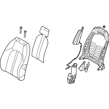 Hyundai 88400-L0010-VSM Back Assembly-FR Seat, RH