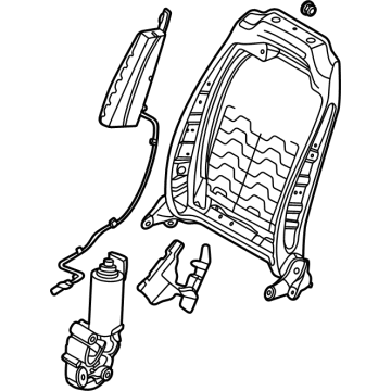 Hyundai 88410-L0040 Frame Assembly-FR Seat Back RH