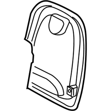 Toyota 71881-AE040-B0 Seat Back Panel