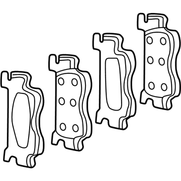 Mopar 5093796AB Shoe Kit-Front Disc Brake