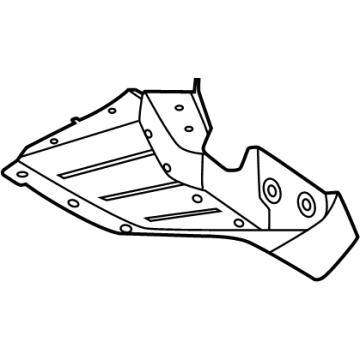 Nissan 62822-5MR0A AIR GUIDE-FRONT, RH