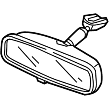 Acura 76400-SDA-A03 Mirror Assembly, Rearview (Day/Night)