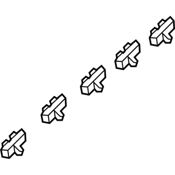 Honda 73153-SZT-G01 Clip A, FR. Windshield Side Garnish