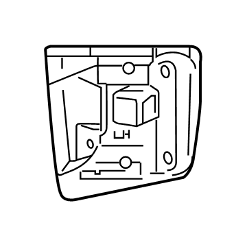 GM 84556714 Inner Bracket
