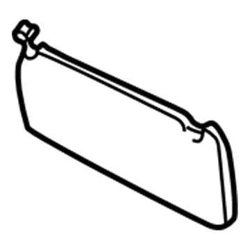 Nissan 96400-7Z803 Right Sun Visor Assembly