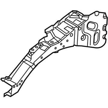 Nissan F4180-5SAMA Reinforcement-Hoodledge, RH