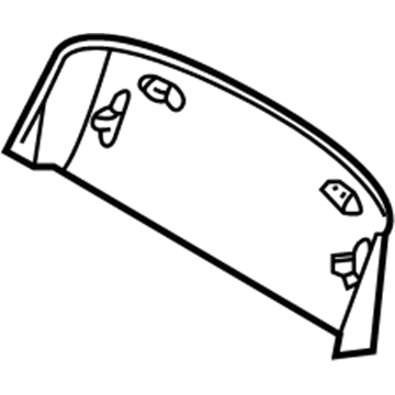 BMW 52-10-7-004-729 Upper Rear Panel