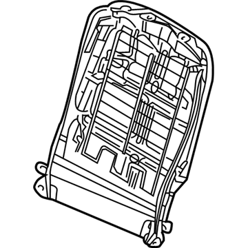 BMW 52-10-8-253-804 Backrest Frame