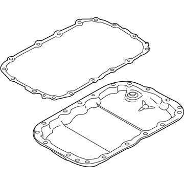 BMW 24-11-7-581-605 Set, Oil Sump