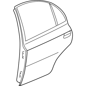 Kia 77003FD410 Door Assembly-Rear, LH