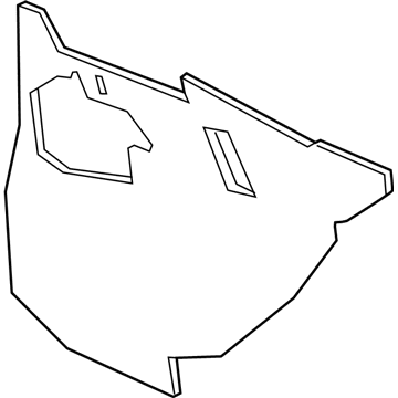 BMW 51-42-6-998-881 ACOUSTIC FELT, REAR LEFT