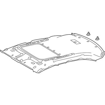 Lexus 63311-53311-A0 Headlining, Roof