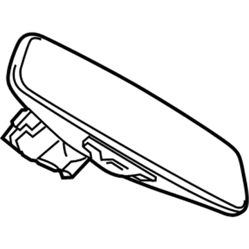 BMW 51-16-6-830-615 REARVIEW MIRROR EC