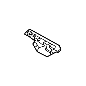 Hyundai 865B3-N9CA0 BRACKET-FRT BUMPER LWR MTG, LH