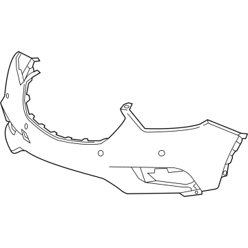 GM 42645801 FASCIA ASM-FRT BPR UPR *LESS FINISH
