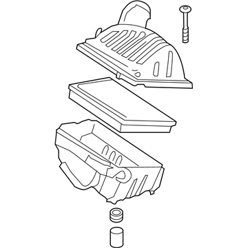 BMW 13-71-7-639-749 Intake Silencer
