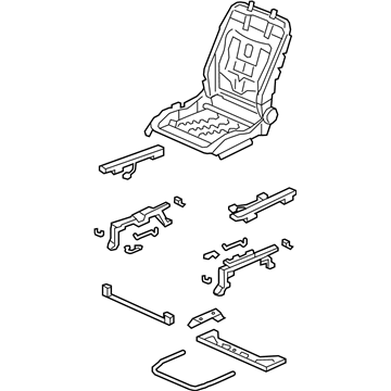 Honda 81126-SZA-A01 Frame, R. FR. Seat