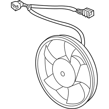 GM 92146912 Motor, Engine Coolant Fan