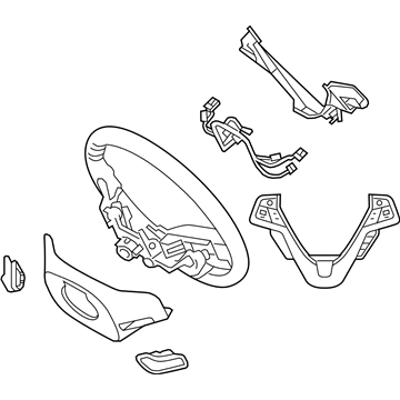 Hyundai 56110-2V200-RY Steering Wheel Assembly
