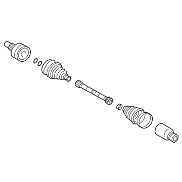 Ford 9L8Z-3A427-D Axle Assembly