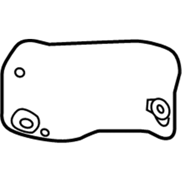 Honda 53692-TG7-A00 Baffle, Steering Heat