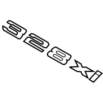 BMW 51-14-7-183-156 Trunk Lid Emblem