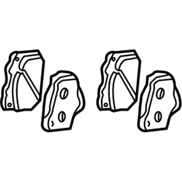 Toyota 04465-0C012 Front Pads
