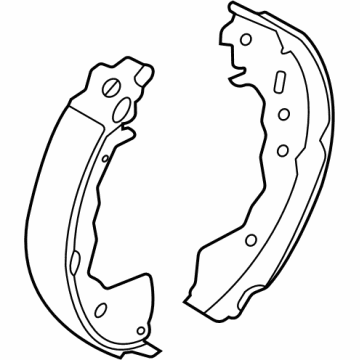 Nissan D4060-5RB0A Shoe Set-Rear Brake