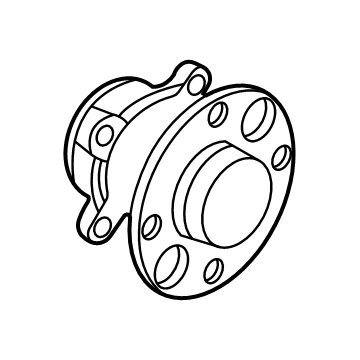 Nissan 43202-5EE1A Hub Assembly-Rear Axle