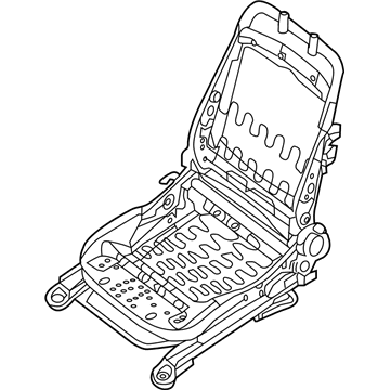 Nissan 87101-3NF0A Frame & Adjuster Assy-Front Seat, RH