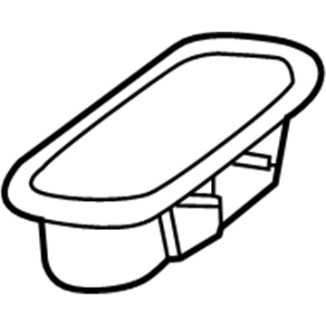 Nissan 82950-3TA0A Garnish Assembly Rear Door,Passenger Side