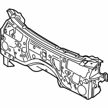 BMW 51-48-7-489-607 SOUND INSULAT., SPLASH WALL