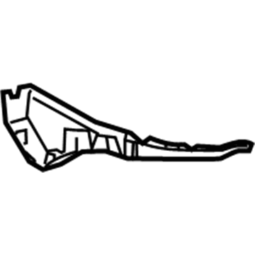 Lexus 53629-0E020 Cover, Hood Lock Control Cable