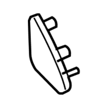 Lexus 52437-53010 Cover, Front Bumper Guard, RH
