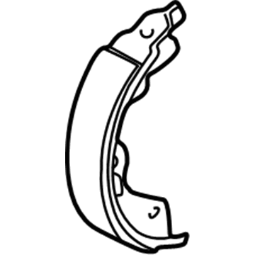Honda 43153-S9V-A21 Shoe A, Parking Brake