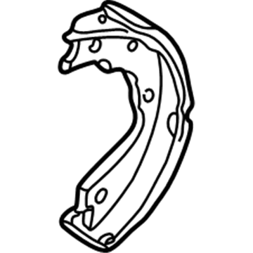 Honda 43155-S9V-A11 Shoe B, Driver Side Parking Brake