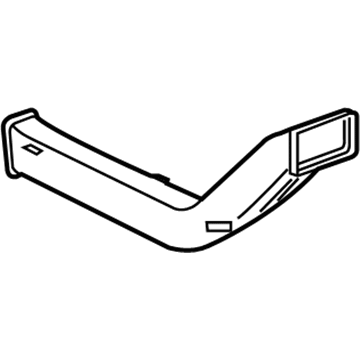 GM 15133028 Duct-Auxiliary A/C Air Outlet