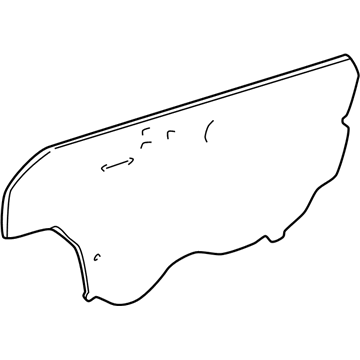 Toyota 67831-17050 Water Deflector