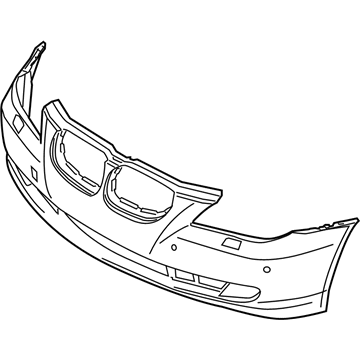 BMW 51-11-7-184-717 Panel, Bumper, Primed, Front