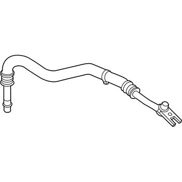 BMW 17-22-7-567-208 Engine Oil Cooler Pipe, Return