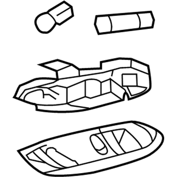 Ford YF1Z-13776-AA Map Lamp Assembly