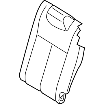 Nissan 88670-ZX50B Trim Assembly - Rear Seat Back, LH