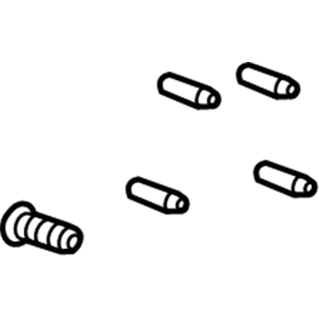 GM 9598497 Stud, Rear Wheel