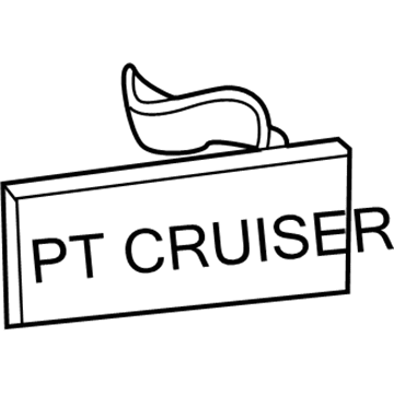 Mopar 5303581AB NAMEPLATE-Pt Cruiser