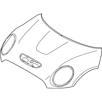 BMW 41-00-8-499-868 Hood