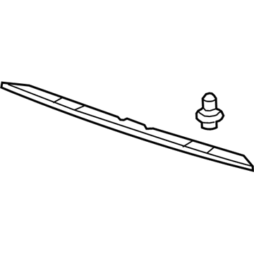 Acura 91560-TL0-G21 Clip, Door End Garnish (Light Brown) (Seal)