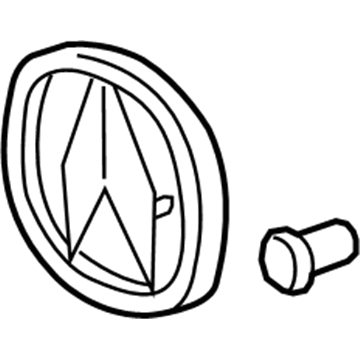 Acura 75701-TL2-A00 Emblem, Rear (A)