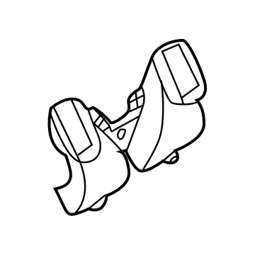 Infiniti 27860-5NA0A Duct-Ventilator, Center