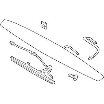 Hyundai 87210-2V000-EB Rear Spoiler Assembly