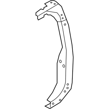 Nissan G6514-9FVAB Reinforce-Lock Pillar, Outer RH